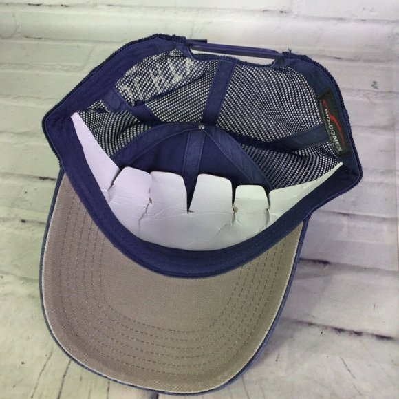 Captain Morgan Distressed Mesh Back Snapback Hat - Picture 7 of 9